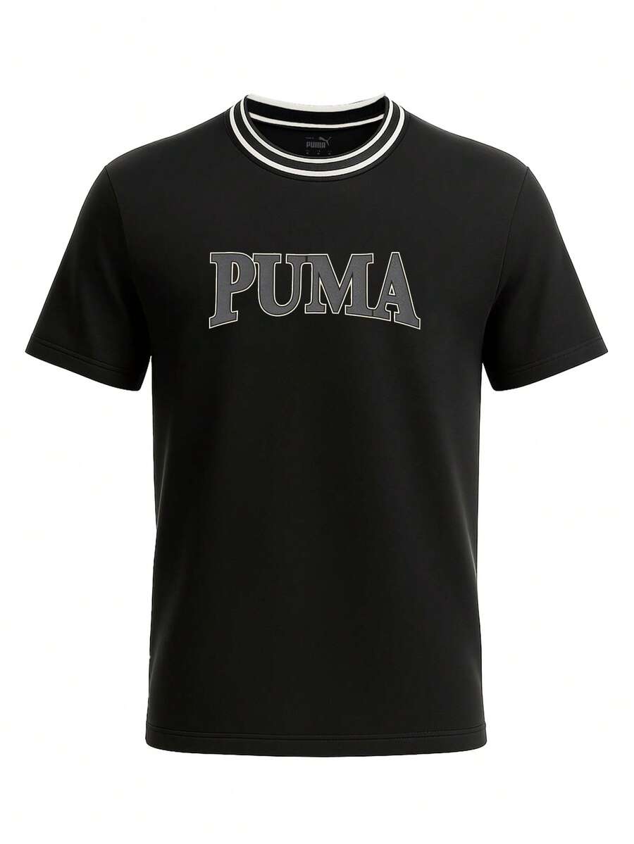 Puma Squad Men T-Shirt Black - Black - View 1