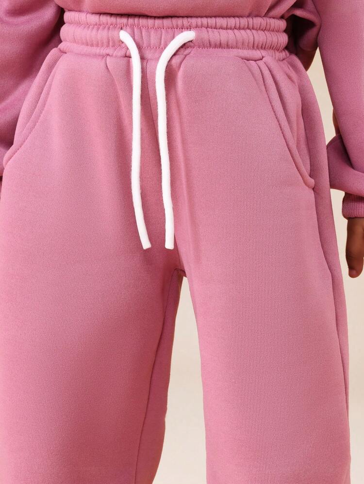 Oversized Hoodie And Sweatpants Co-Ord Set With Centre Pocket