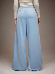 少女宽松弧形腿运动裤，休闲时尚百搭运动裤，适合跳舞、上学、健身