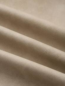 Gownix 女士时尚优雅纽扣装饰PU夹克 - 灰色 - 查看 5