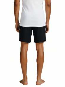 Under Armour UA Men's Sports Shorts Elastic Waist Breathable Soft Summer Gym Daily Black 1376955-002 - Black - View 2