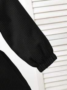 Baby Girl Autumn/Winter Cute Black Corduroy Hooded Thermal Lined Jacket Baby Girl Winter Coats Baby Girl Fall Clothes Jackets Baby Girl Black Jacket Winter Baby Girl Clothes Toddler Girl Winter Coat