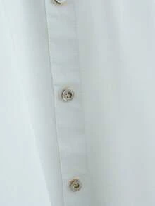 Franclia Elegant White Blazer Jacket & Mesh Skirt, Fashionable & Versatile 2 Pieces Suit Set, Autumn/Winter - Beige - View 5