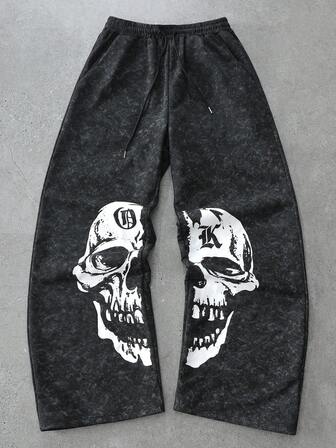 Street Life Pantalones casuales lavados para hombre, otoño/invierno