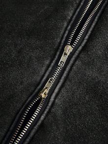 PAVTROS Men's Street-Style Washed Gothic Sweatshirt, Casual Everyday Wear, Boyfriend/Husband Gift, Anniversary Gift, Fashion Mens Cotton Hoodie Washed Black Hoodie Black Zip Up Hoodie Men Street Wear Hoodie Hoodie Jacket With Zipper