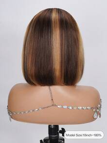 4/27 蜜金色渐变挑染 13x4 透明蕾丝前部鲍勃假发 100% 真人发质 180% 密度直发 预拔婴儿发 安装自然发际线 适合女性 - 上午 9 点发型 运动 度假 旅行 节日 舞会 户外 角色扮演 校园 学校 海滩 婚礼 露营 假日装扮 夏季装扮 度假氛围 魅力 优雅休闲 Y2k 时尚风格 SS25 透气帽 加热可调节肩带 - S4/27 - 查看 2