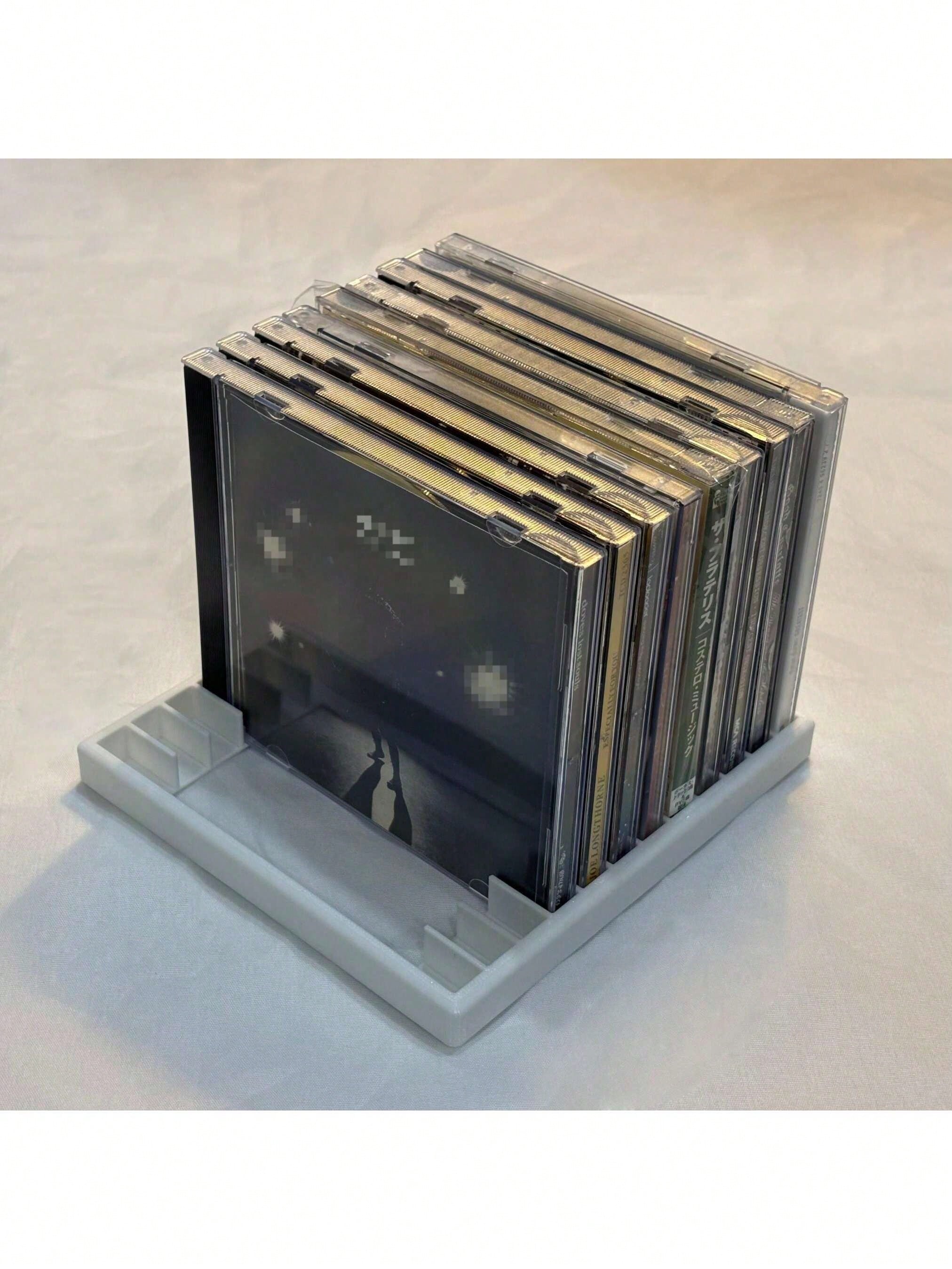 رف تخزين الأقراص المضغوطة/أقراص الفيديو الرقمية بط...