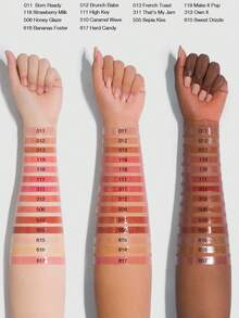 SHEGLAM Glass Lock Air Gloss-Honey Glaze Lip Combo Brand Beauty Makeup Face Paint Cosmetic For Women Girls Perfect For Winter Ideal For Y2K Fancy Fashion Suitable For Birthday Gift Party Ready Best Color - Honey Glaze - View 10