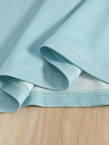 2pcs Toddler Boys' Comfortable Long Sleeve Top And Pants Pajama Set