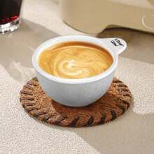 1 套创意小碗形陶瓷量杯新骨瓷釉面大理石量杯可爱小碗 4 件套，陶瓷牛奶量杯鸡蛋量碗烘焙碗，量杯，陶瓷，标准测量，4 件套碗带手柄，包括 1 杯、1/2 杯、1/3 杯和 1/4 杯，可用洗碗机清洗 - 彩色 - 查看 4