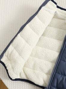 SHEIN 3 قطعة/طقم ملابس تزلج للأطفال الصبية، جاكيت صوفية كاجوال مريحة، بلوزة بطبعات حرفية مضفرة، بنطلون جوجر، طقم ملابس شتوية للأطفال الجنسين - متعدد الألوان - مشاهدة 9