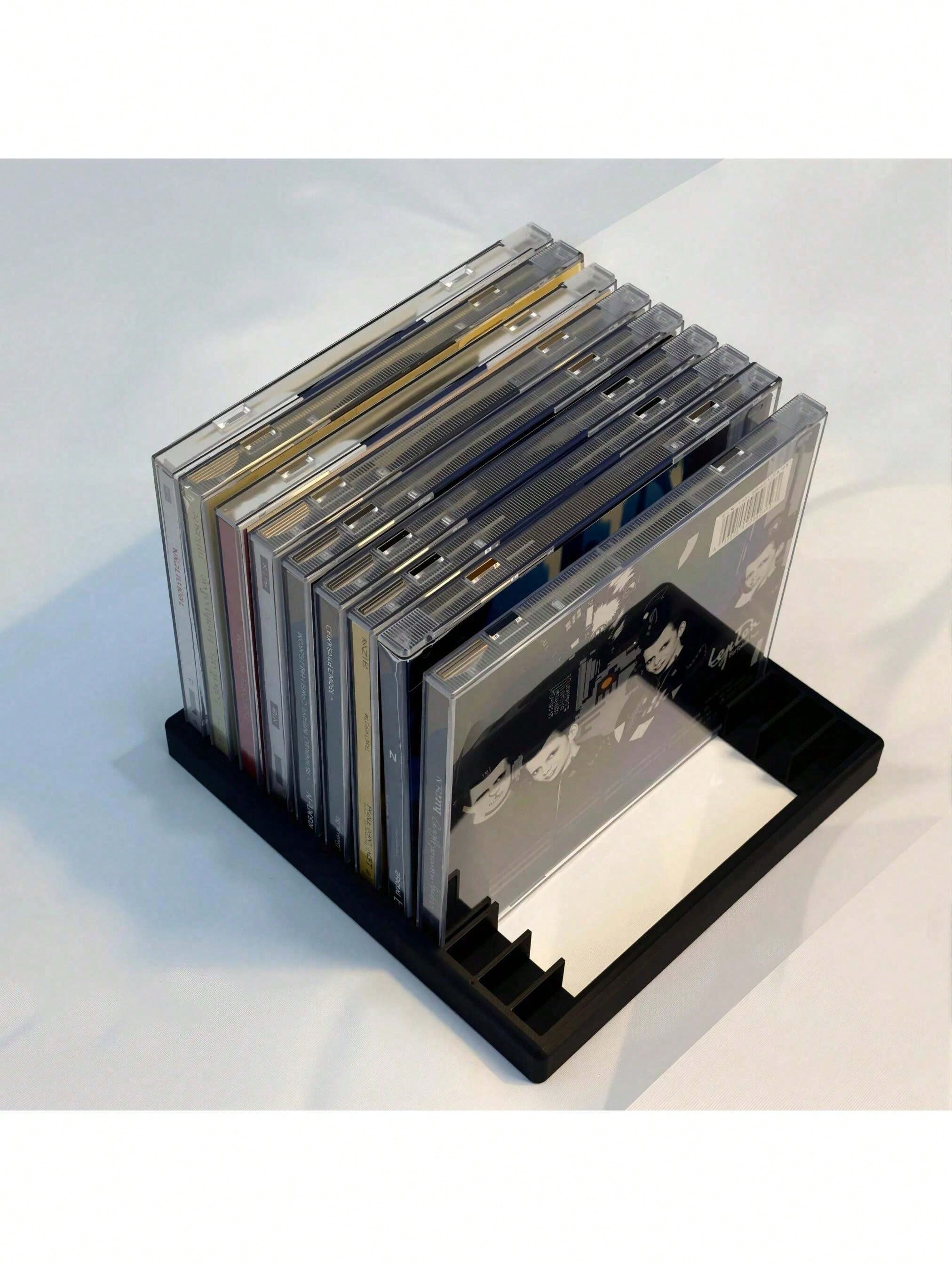 رف تخزين الأقراص المضغوطة/أقراص الفيديو الرقمية بط...