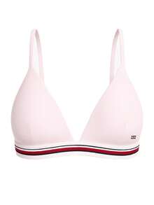 Tommy Hilfiger Global Women Triangle Bikini Top Pink - Pink - View 5