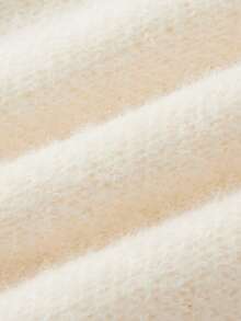 Franclia Nuevo cárdigan de punto elegante con hebilla de metal francesa en el cuello para mujer, para otoño/invierno