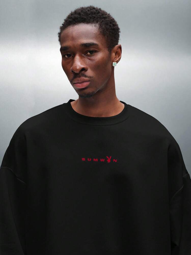 PLAYBOY X SUMWON Cropped Sweatshirt With Bunny Logo Detail