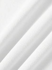 SHEIN Tween Girl Loose Casual Minimalist Comfortable Round Neck Pullover Sweatshirt & Pants Set With Bow Design - Red - View 2