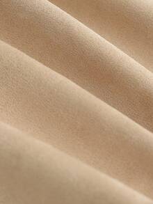 Franclia 时尚新款麂皮绒高腰修身A字开衩短裙，女士春季/杏色/秋冬季，适合冬季、圣诞节、新年、商务办公穿着，百搭时尚日常休闲装，都市教师职业装