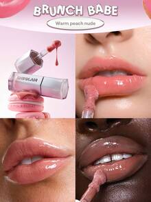 SHEGLAM Glass Lock Air 唇彩-Brunch Babe 品牌 美容 化妝 化妝品 適合女性與女孩 完美搭配冬季 Y2K 時尚 流行 生日禮物 假期 派對準備就緒 最佳顏色 - Brunch Babe - 查看 4