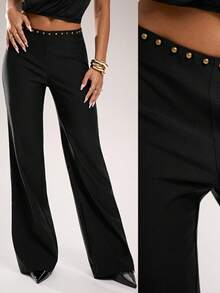 Avantive Thu & Đông Halloween Giáng sinh Năm mới Đi chơi Tốt nghiệp Dạ hội Thanh lịch Trang trọng Sang trọng Sang trọng Công sở Thường ngày Trang phục sinh nhật/văn phòng/Hòa nhạc đồng quê/Trang phục câu lạc bộ Gợi cảm/Phương Tây/Trang phục công sở/Thời trang đường phố/Cổ điển/Lễ hội/Cocktail/Rave/Dạ hội/Hawaii/Sân bay/Vui nhộn/Cơ bản/Trang phục ăn sáng muộn/Phong cách những năm 2000/Bodycon/Phong cách quý tộc/Nhà thờ/Về quê/Sang trọng/Tiệc tùng/Khiêm tốn/Đêm hẹn hò/Mùa thu/Đông/Tối giản/Xoe/Cạp trễ/Quần ống đứng/Quần ống rộng/Quần đen - màu đen - Xem 7