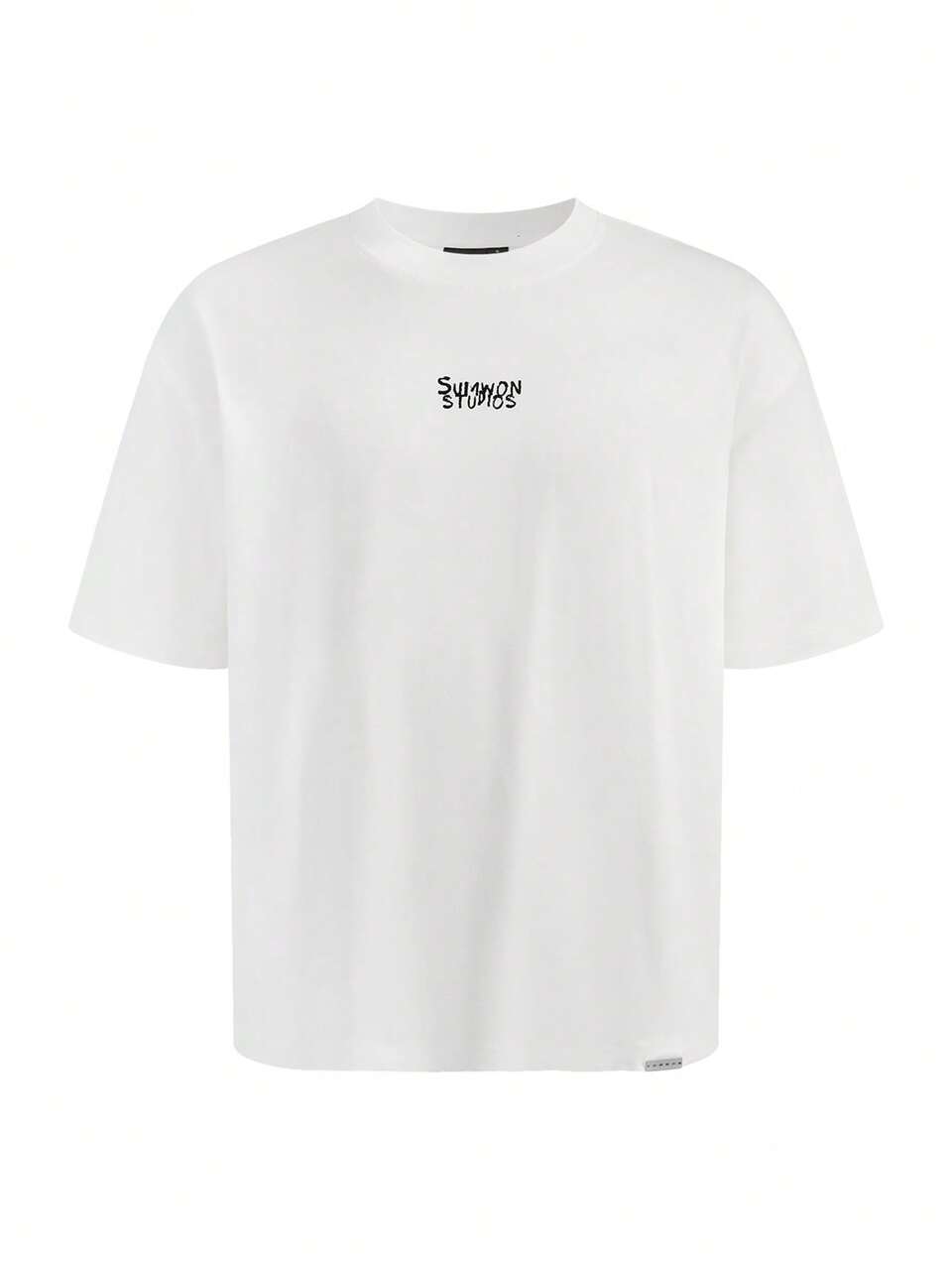 Camiseta gráfica grande de algodão com estampa de taça de vinho Saint Tropez