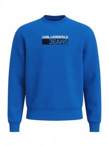 Karl Lagerfeld Men's Sweatshirt Blue - Klj Blue - View 4