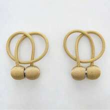 1 件/2 件厂家直销磁性窗帘系带，无需钻孔创意吊绳球，现代简约，圣诞装饰，家居装饰，卧室，客厅，浴室装饰，乔迁贺礼 - 彩色 - 查看 14