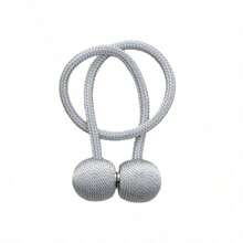 1 件/2 件厂家直销磁性窗帘系带，无需钻孔创意吊绳球，现代简约，圣诞装饰，家居装饰，卧室，客厅，浴室装饰，乔迁贺礼 - 彩色 - 查看 24