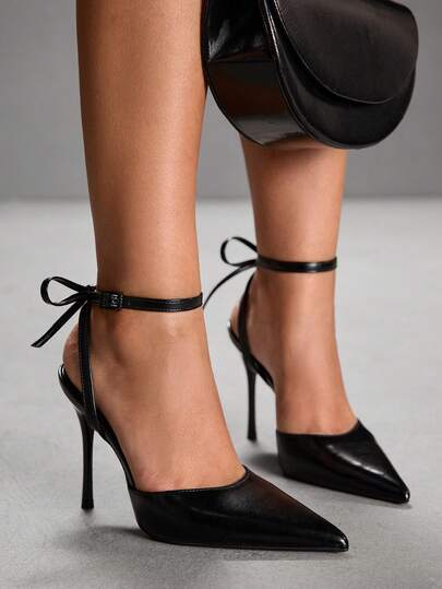 CUCCOO SZL Women's Y2K Punk Motorcycle Style High Heel Pumps, Suitable For Halloween, Christmas, Party Outfits