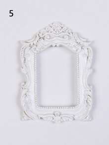1 khung ảnh mini kiểu Châu Âu cổ điển màu vàng INS, phụ kiện trang trí móng tay, vòng cổ, trang sức, phông nền chụp ảnh, không có keo dán mặt sau. - Nhiều màu - Xem 13