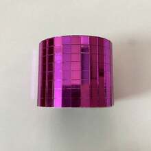 DIY马赛克镜面贴纸迪斯科球墙贴，自粘3D亚克力墙贴，创意装饰镜贴礼物生日毕业镜面墙装饰房间装饰墙镜房间家居装饰浴室装饰客厅装饰 - 彩色 - 查看 16