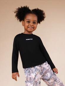 SUMWON Future Icon Long Sleeve Crew Neck Co-Ord Set With Marble Print Joggers For Spring Summer - Multicolor - View 3