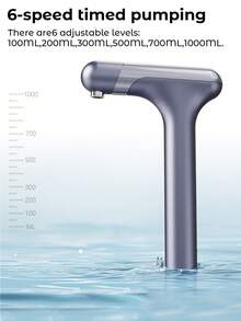 JMMO 1 件智能桌面水泵，USB 可充电瓶装水电动饮水机，家用/办公室便携式自动饮水机，厨房吸水泵，适合户外野餐，电池容量：1200mAh