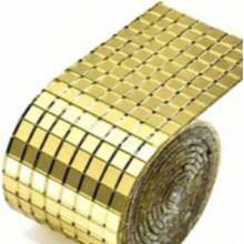 DIY马赛克镜面贴纸迪斯科球墙贴，自粘3D亚克力墙贴，创意装饰镜贴礼物生日毕业镜面墙装饰房间装饰墙镜房间家居装饰浴室装饰客厅装饰 - 彩色 - 查看 19