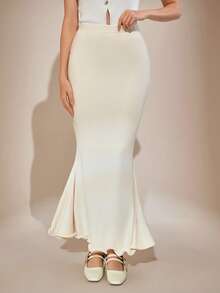 Teen GirlWhite Knit Skirt