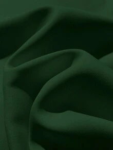 GlowEve CURVE Plus Size Women Casual Contrast Trim Straight Leg Pants - Dark Green - View 4