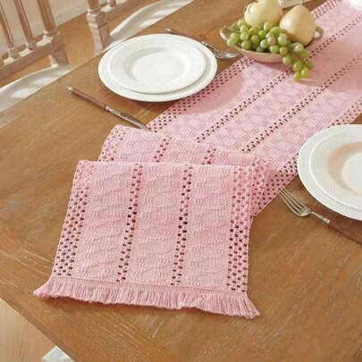 1 chiếc khăn trải bàn phong cách Boho bằng macrame để trang trí nhà cửa, khăn trải bàn macrame màu kem và nâu có tua rua cho phòng ăn, phòng ngủ phong cách Boho, tiệc cưới mộc mạc, khăn trải bàn kiểu nhà nông thôn, tấm lót bàn, trang trí nhà cửa cho Lễ Tạ ơn và Giáng sinh (Có nhiều kích cỡ)