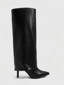 CUCCOO SZL Women's Fashion Thigh High Boots, Versatile & Knee-Length For Christmas