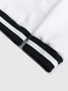 ROMWE MEN Prep 男士休闲字母印花卫衣，秋冬季长袖上衣