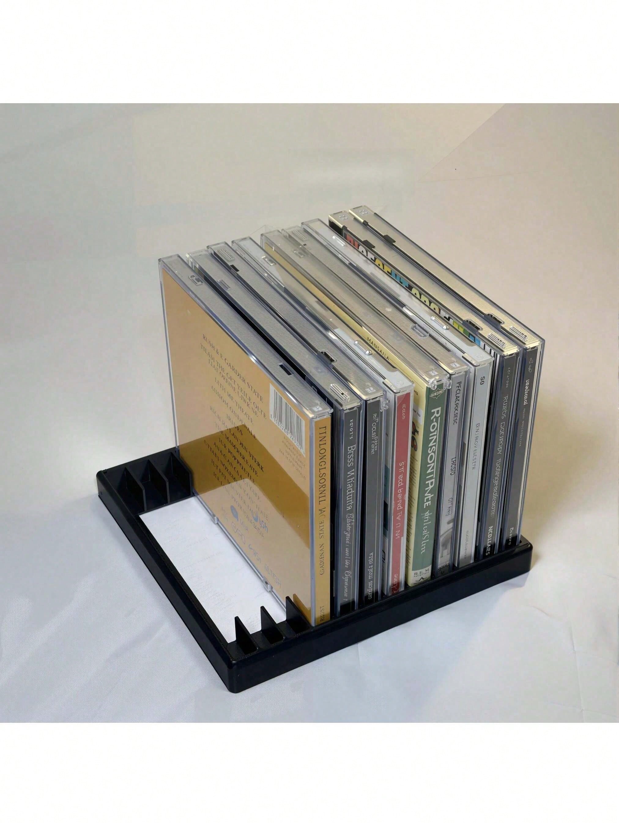 رف تخزين الأقراص المضغوطة/أقراص الفيديو الرقمية بط...