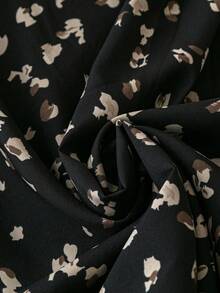 大码女式印花大码宽松编织休闲衬衫 - 彩色 - 查看 5