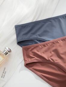 7pcs/Pack Women's Seamless Lace Trim Bikini Panties, Elegant & Comfortable Underwear - Multicolor - View 5