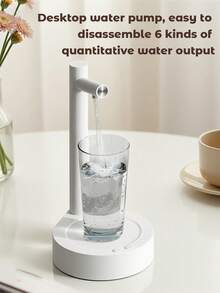 Teckwe Electric Desktop Water Dispenser, Compact Desktop Type Suitable For Home, Office, Camping, Easy To Clean Structure, Simple And Beautiful, Durable Material, Necessary For Office.