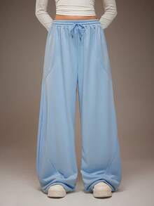 少女宽松弧形腿运动裤，休闲时尚百搭运动裤，适合跳舞、上学、健身