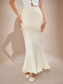 Teen GirlWhite Knit Skirt