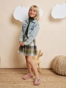 Mini mi #Sweetcore Kids' Playful Gold Accent Charms Suede Pink BS Clogs - Kenyamanan Sepanjang Hari Dari Brunch Hingga Toko Buku - Berwarna merah muda - View 8