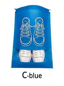 鞋袋，鞋子收纳袋，防尘袋，旅行鞋袋，可见束口袋，鞋袋，家居整理鞋袋