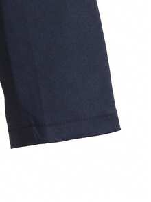 SHEIN 青少年男童绅士三件套：纯色马甲+西装外套+西裤+领带，适合生日派对、婚礼、毕业典礼、周年纪念等正式场合。 - 藏蓝色 - 查看 4