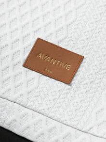 Manfinity Homme 男士撞色滚边套头衫卫衣和运动裤套装 - 白色 - 查看 3