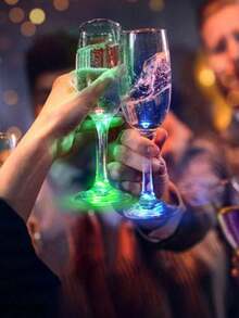 6/12pcs LED Colored Coasters, Illuminated Coasters, LED Sticker Lights, Bottle Lights, Bar Accessories - Luminous coaster - View 8