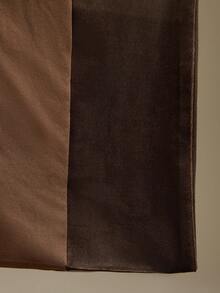 Ontre 2026春夏新款优雅棕色丝绒翻领长袖系带西装套装，简约设计，适合日常穿着和商务通勤。 - 咖啡棕 - 查看 8